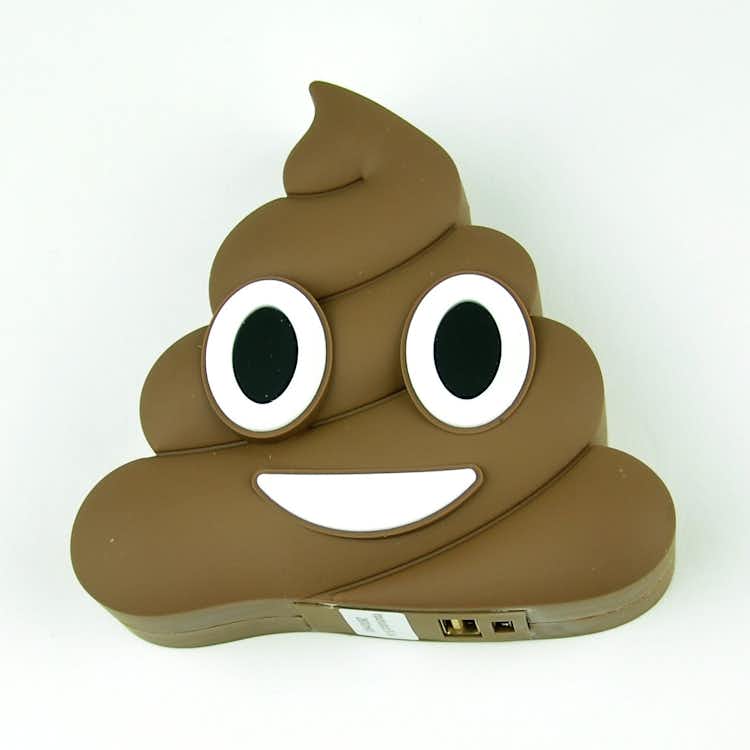 Powerbank som är en bajshög