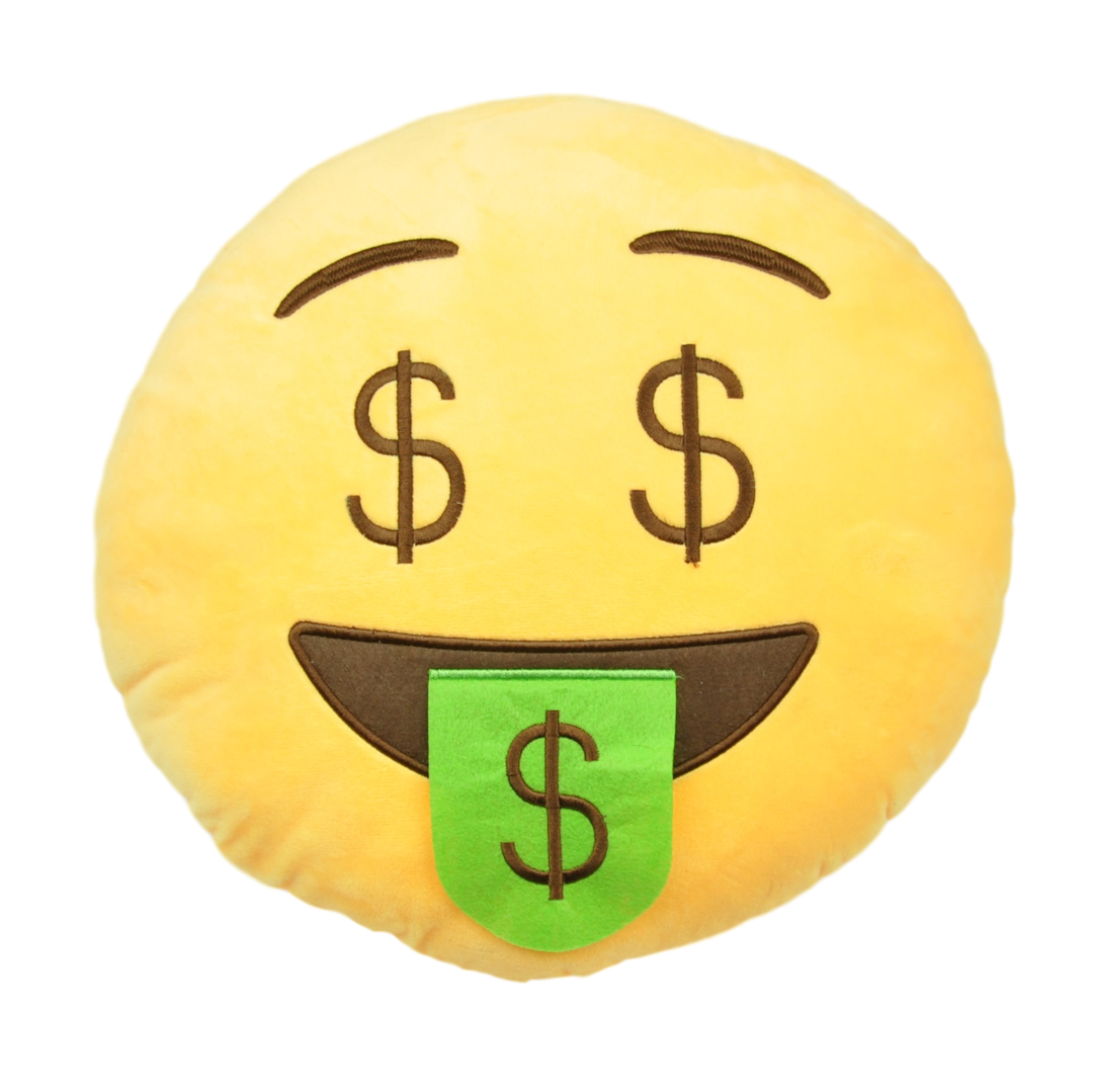 Emojikudde som har cash