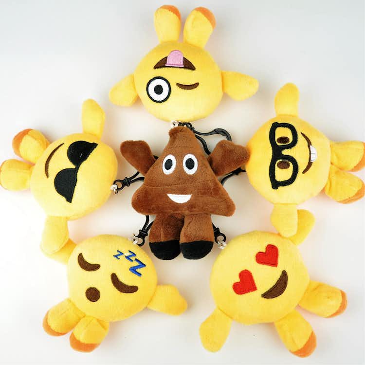 Miniemoji-kompisar (6-pack)