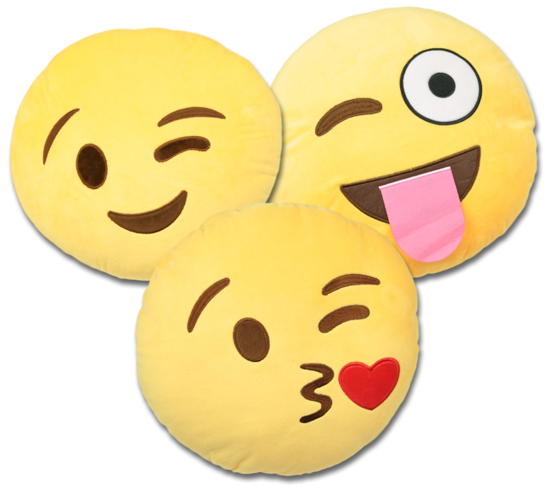 Emojikuddar 3-pack